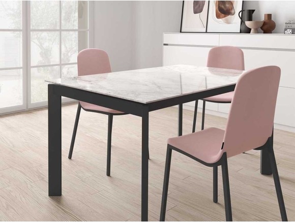 Mesa extensible de cocina Poker porcelánico o Dekton Cancio - 1