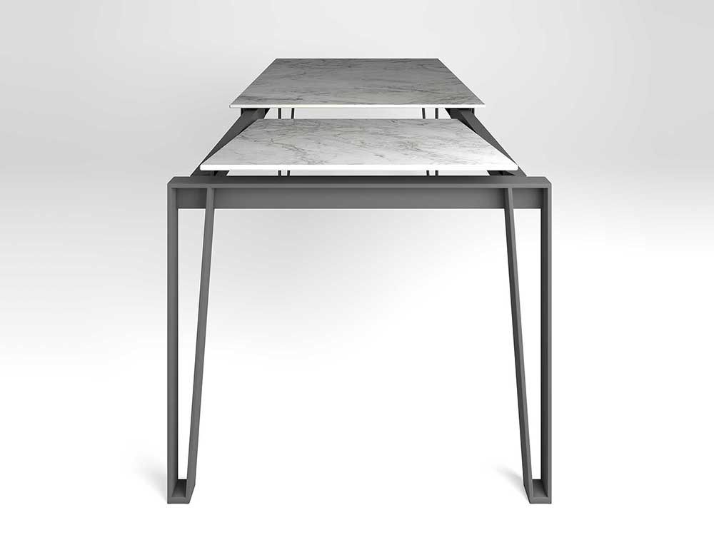 Mesa extensible de cocina o comedor Lando porcelánico de Cancio - 5