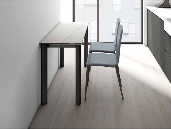 Mesa extensible de cocina Poker Minor porcelánico Cancio - 1