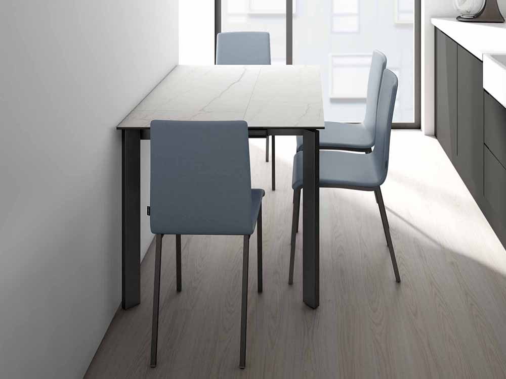 Mesa extensible de cocina Poker Minor porcelánico Cancio - 2