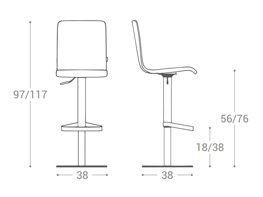 Taburete elevable Palma Cancio - 7