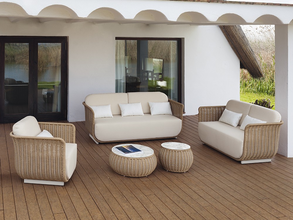 Sofá de dos o tres plazas de cuerda trenzada Palma Arkimueble - 7