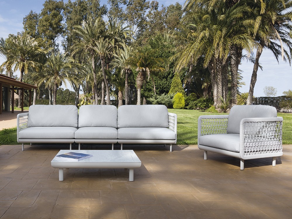 Sofá modular de cuerda trenzada Verona Arkimueble - 2