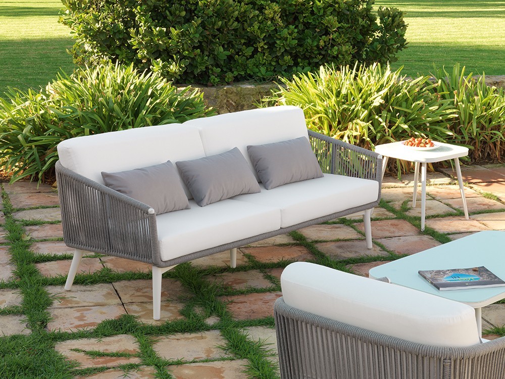 Sofá de dos o tres plazas de cuerda trenzada Siena Arkimueble - 2