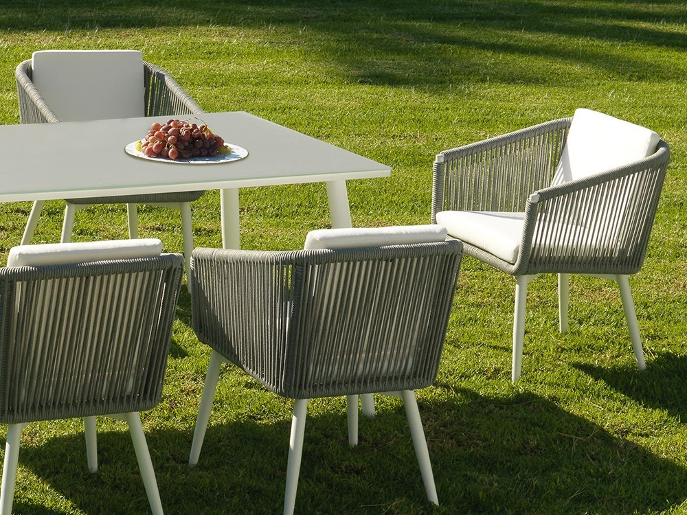 Mesa de comedor exterior Siena Cristal Arkimueble - 2