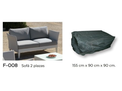 Sofá de dos o tres plazas de cuerda trenzada Roma Arkimueble - 4