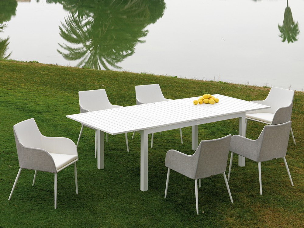 Mesa extensible de comedor exterior Nerja Arkimueble - 2