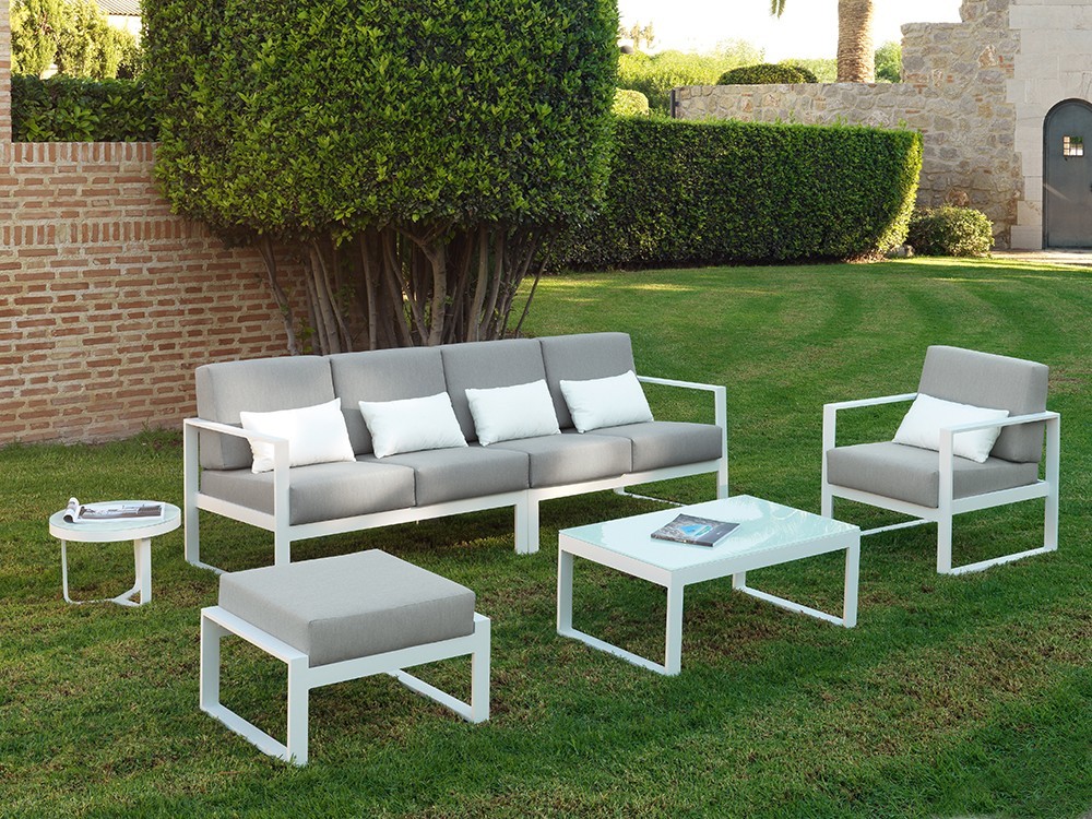 Puf de aluminio Nerja Arkimueble - 2