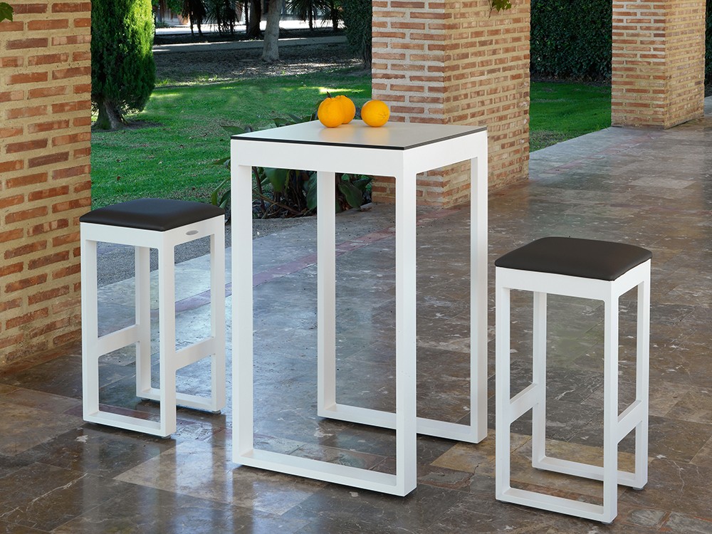 Taburete alto de aluminio Nerja Arkimueble - 2