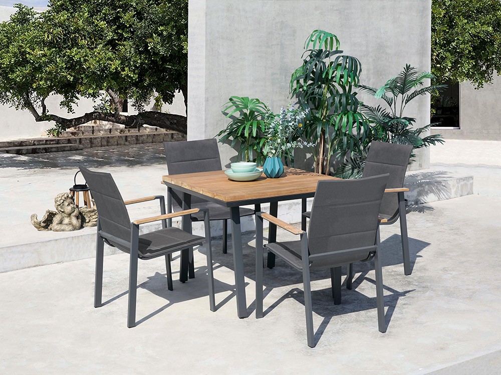 Silla de comedor de aluminio Lagos Arkimueble - 2