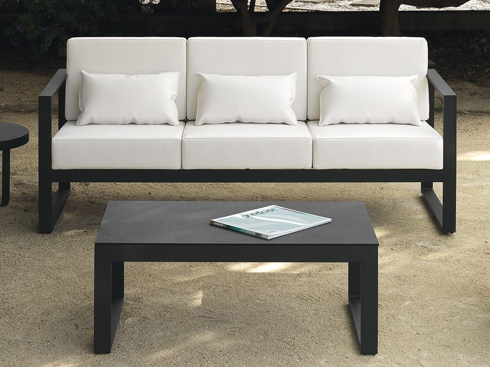 Sofá de dos o tres plazas de aluminio Porto Arkimueble - 3