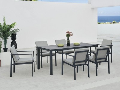 Sillón de comedor en aluminio Porto Arkimueble - 2