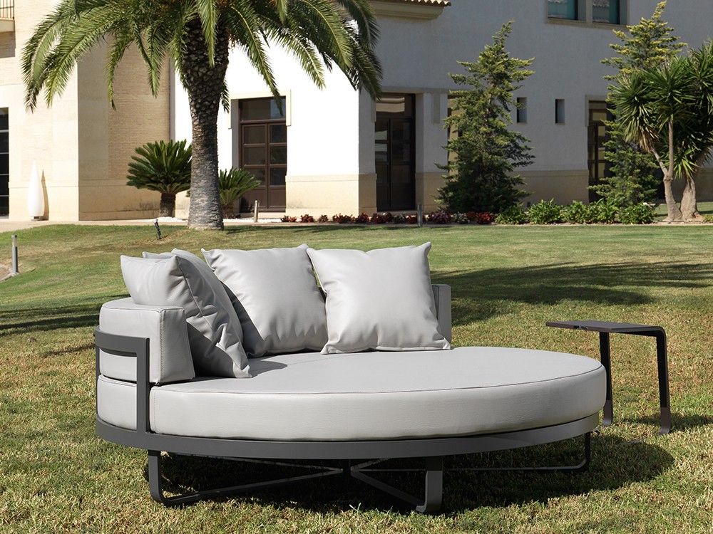 Mesa auxiliar de aluminio Porto Arkimueble - 4