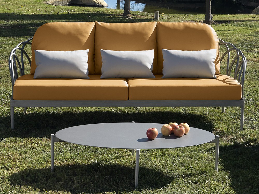 Sofá de dos o tres plazas de aluminio Sintra Arkimueble - 3