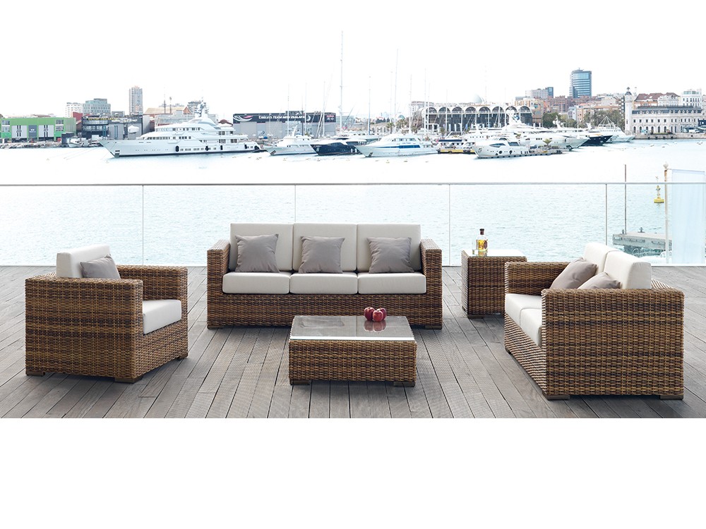 Mesa de centro de fibra sintética Dakar Arkimueble - 5