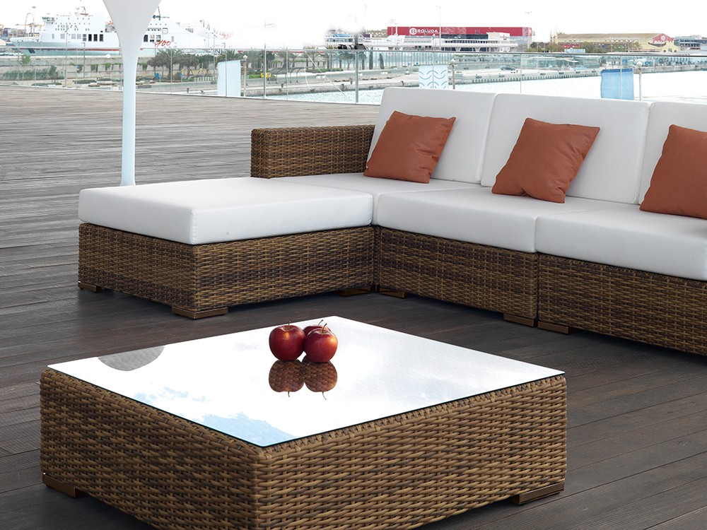 Mesa de centro de fibra sintética Dakar Arkimueble - 2