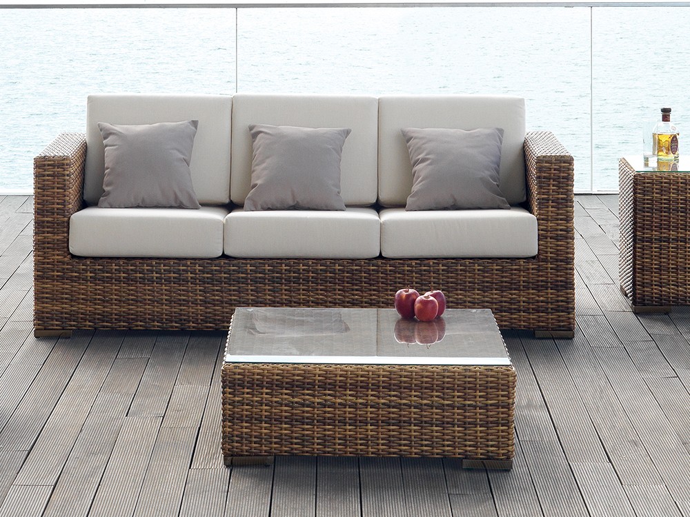 Mesa de centro de fibra sintética Dakar Arkimueble - 4