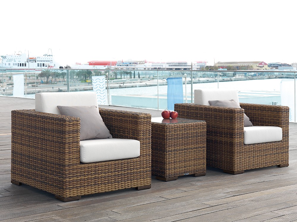 Mesa auxiliar de fibra sintética Dakar Arkimueble - 1