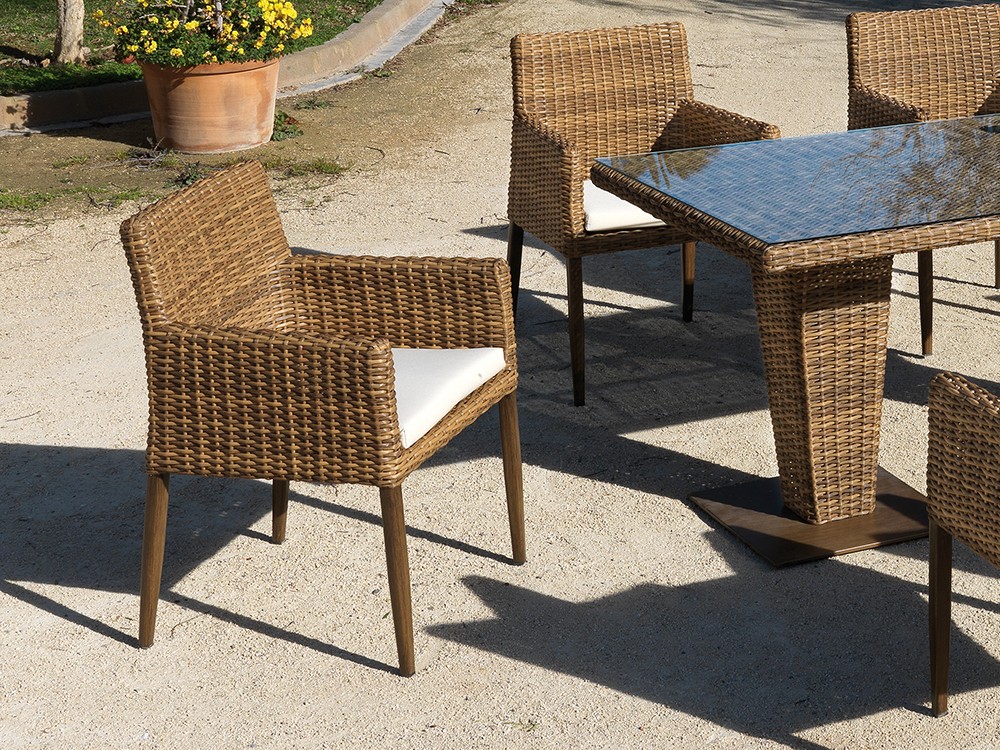 Sillón de comedor en fibra sintética Agadir Arkimueble - 1