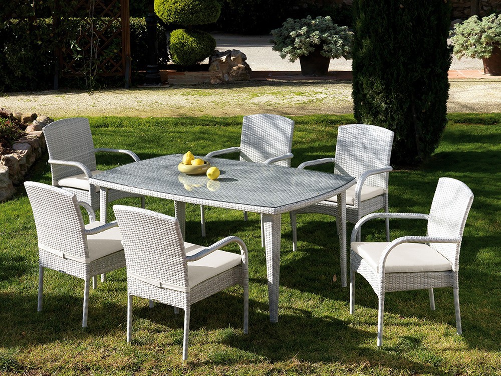 Sillón de comedor en fibra sintética Mónaco Arkimueble - 3