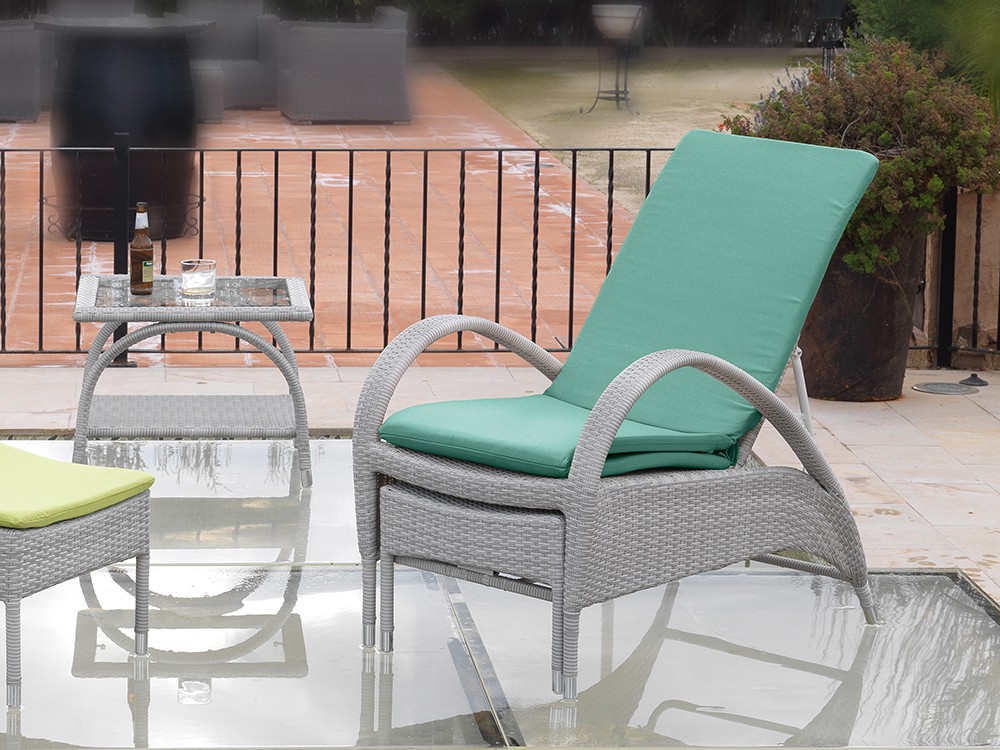 Sillón tumbona de fibra sintética Mónaco Arkimueble - 3