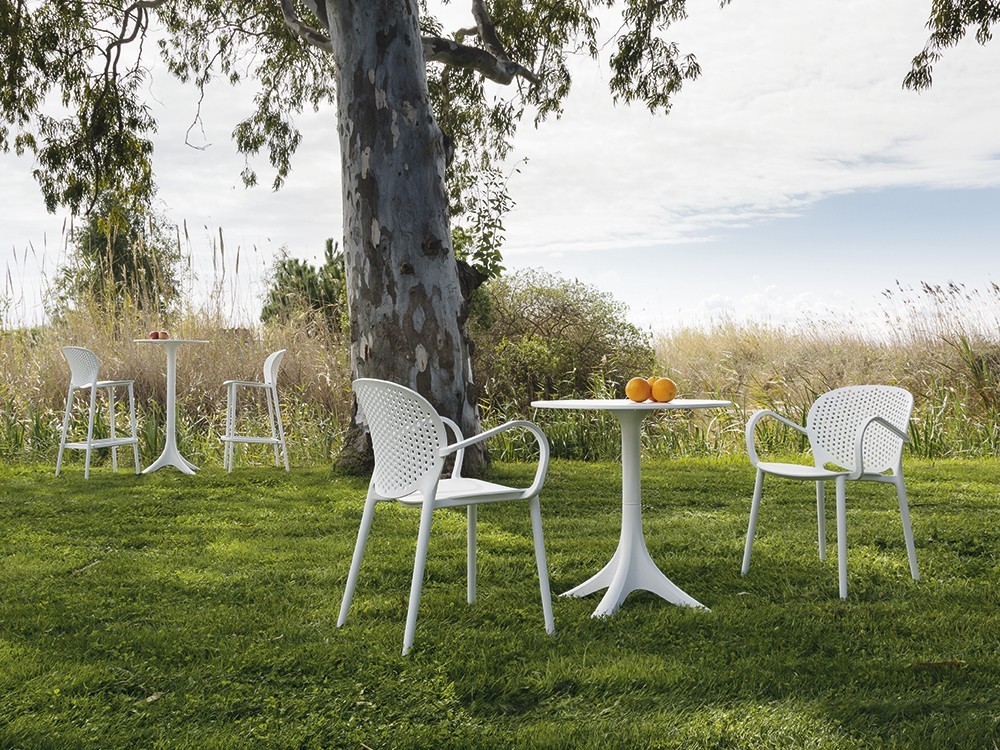 Taburete alto de polipropileno Malta Arkimueble - 3