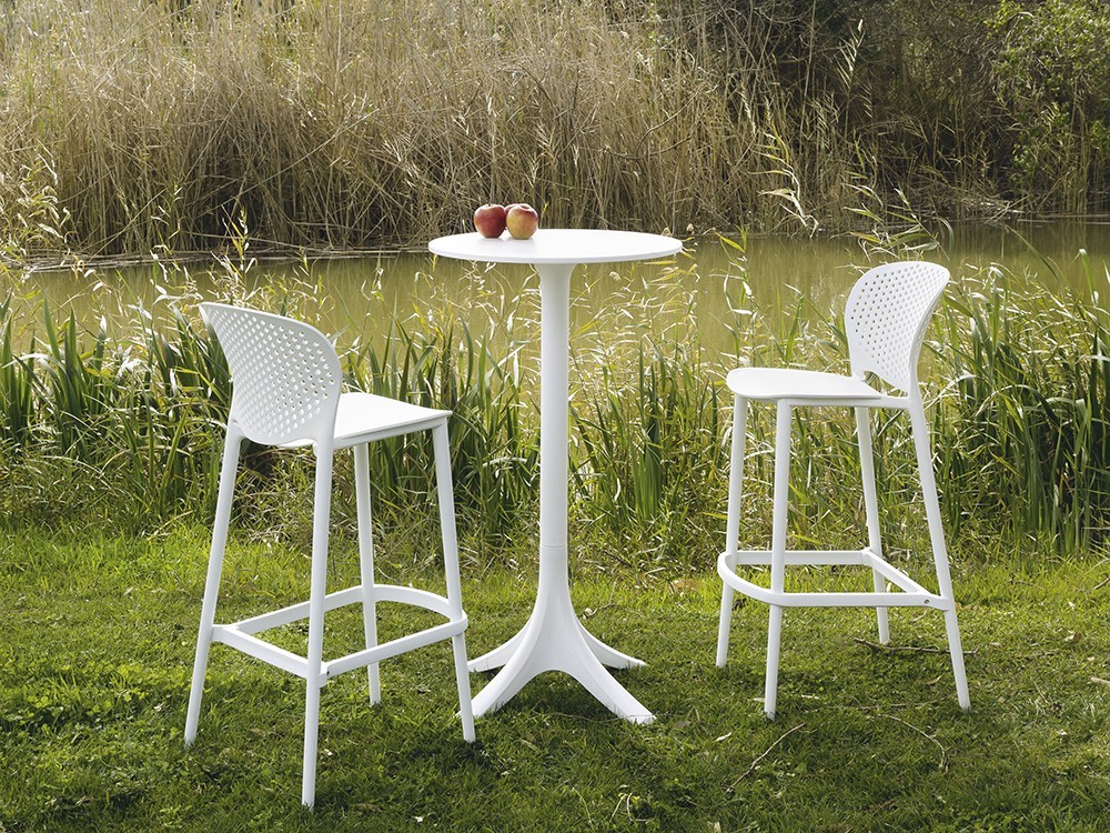 Taburete alto de polipropileno Malta Arkimueble - 2