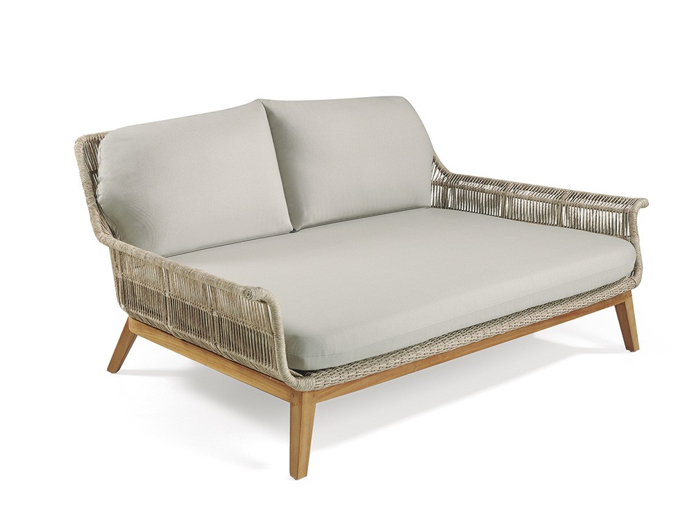 Daybed de fibra sintética y teca Loreta Joenfa Agua de Mar - 2