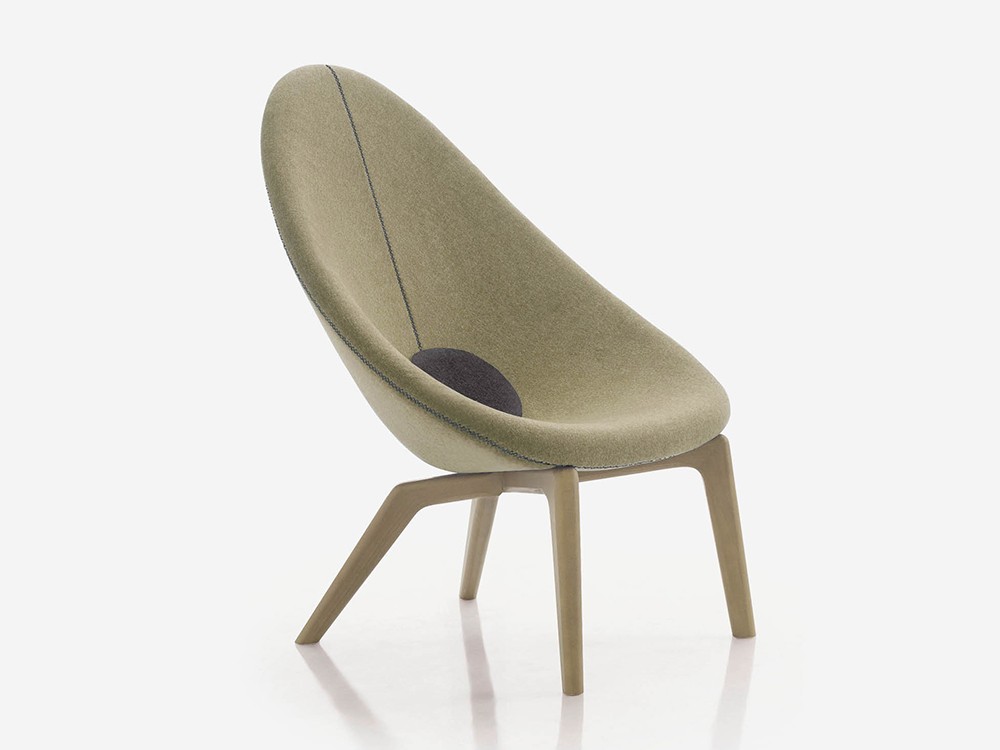 Butaca de líneas orgánicas Delta Beltá & Frajumar - 6