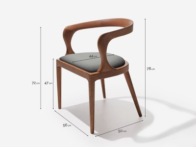 Silla de madera Bazk Beltá & Frajumar - 10