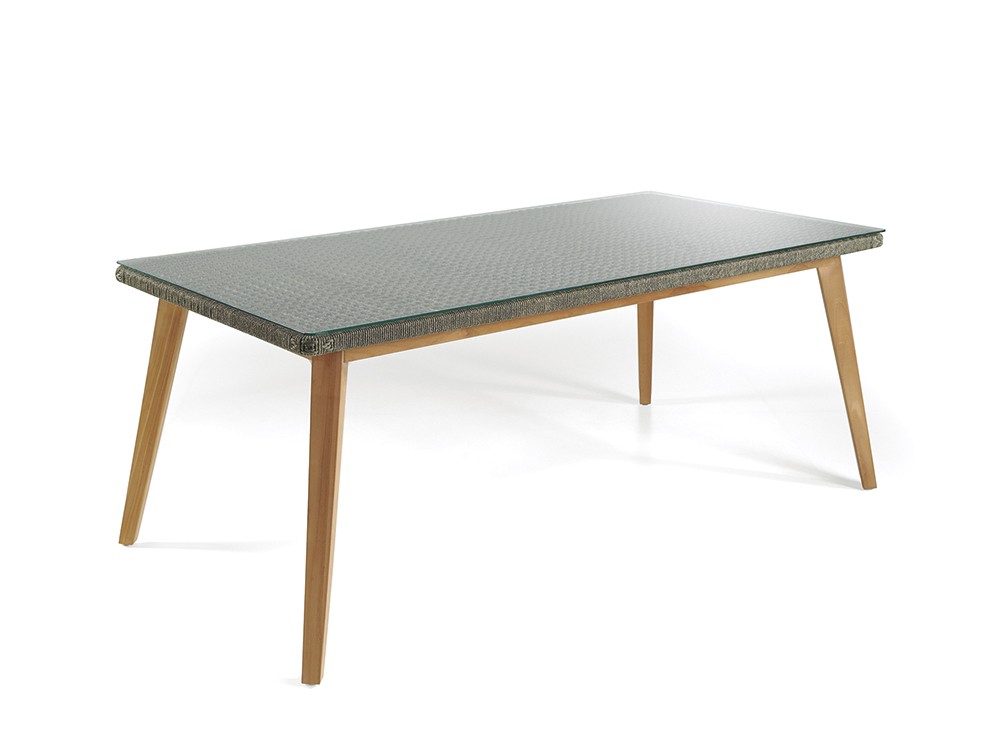 Mesa de comedor de teca Orsini Joenfa Agua de Mar - 2