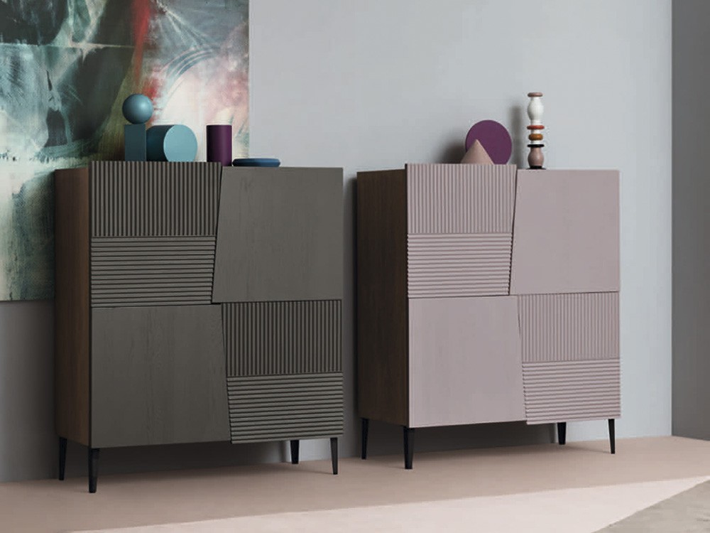 Aparador alto con texturas Zero.16 Devina Nais - 2