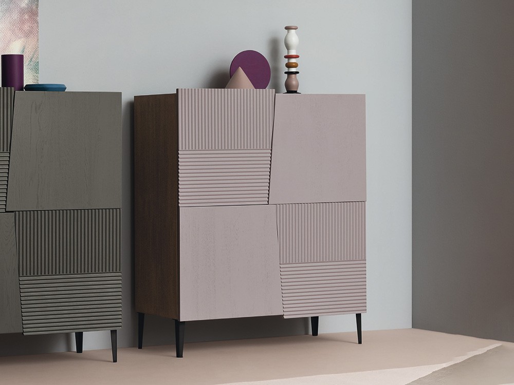 Aparador alto con texturas Zero.16 Devina Nais - 3