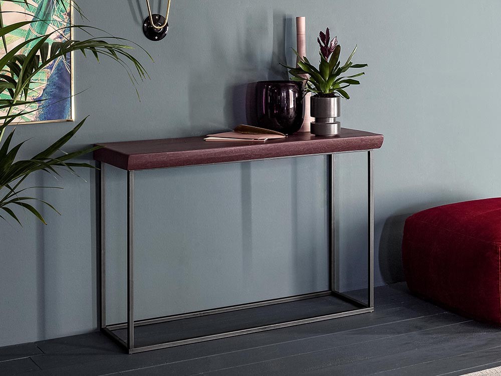 Consola de madera maciza de roble Master Devina Nais - 1