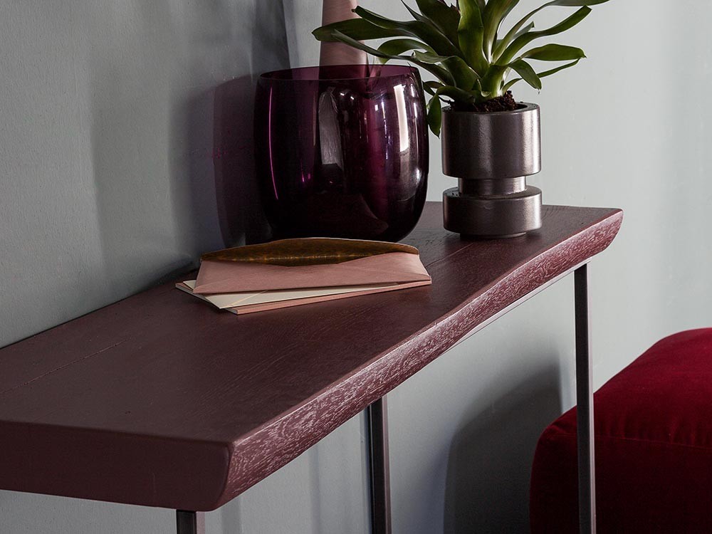 Consola de madera maciza de roble Master Devina Nais - 2