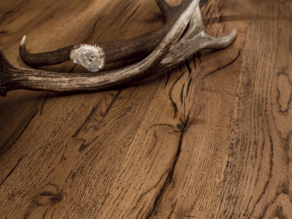 Mesa de centro de madera maciza de roble Master U Devina Nais - 2