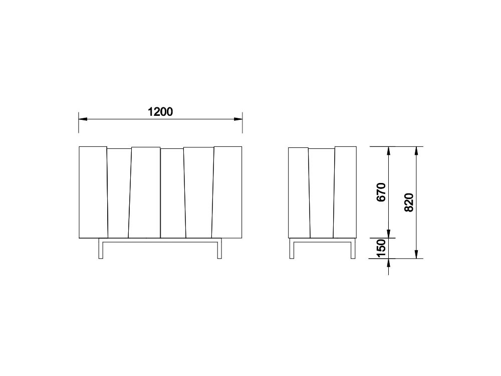 Aparador de madera de roble Urban Ranch Devina Nais - 4