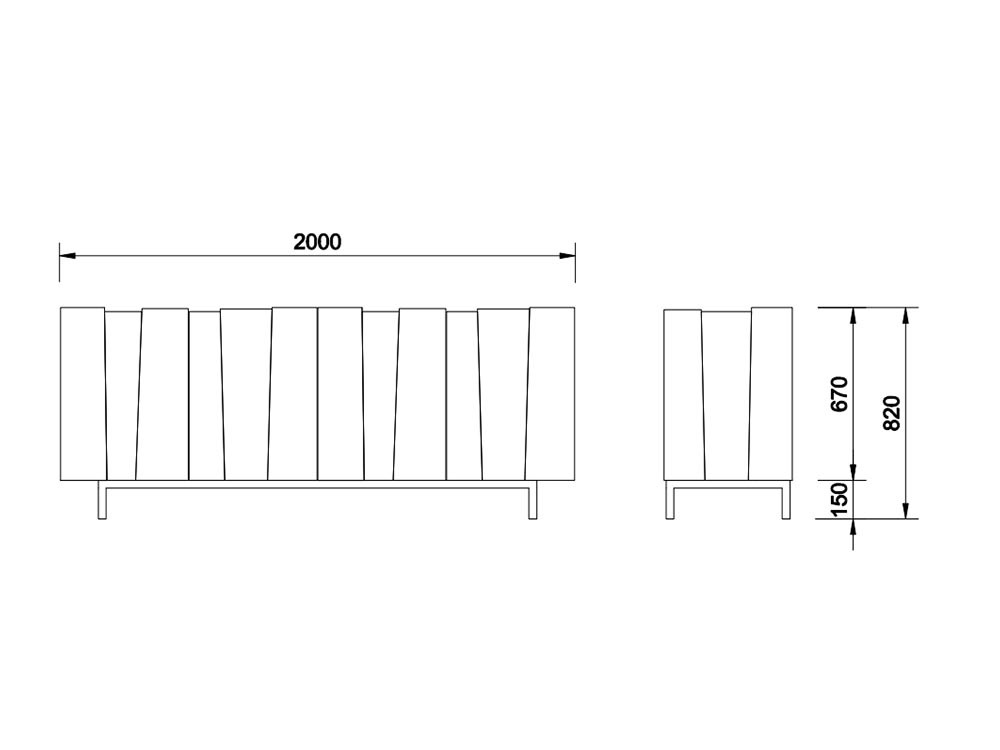 Aparador de madera de roble Urban Ranch Devina Nais - 5