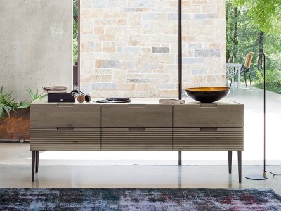 Cómoda de madera de roble Zero.16 Devina Nais - 1