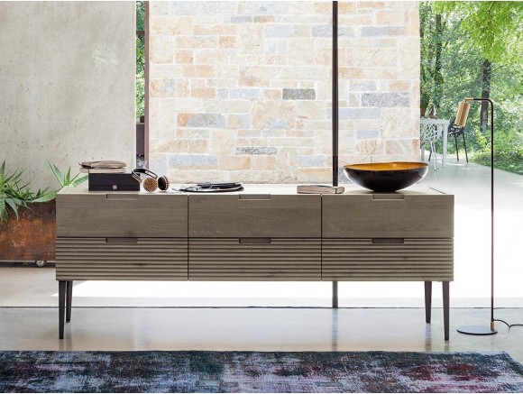 Cómoda de madera de roble Zero.16 Devina Nais - 1