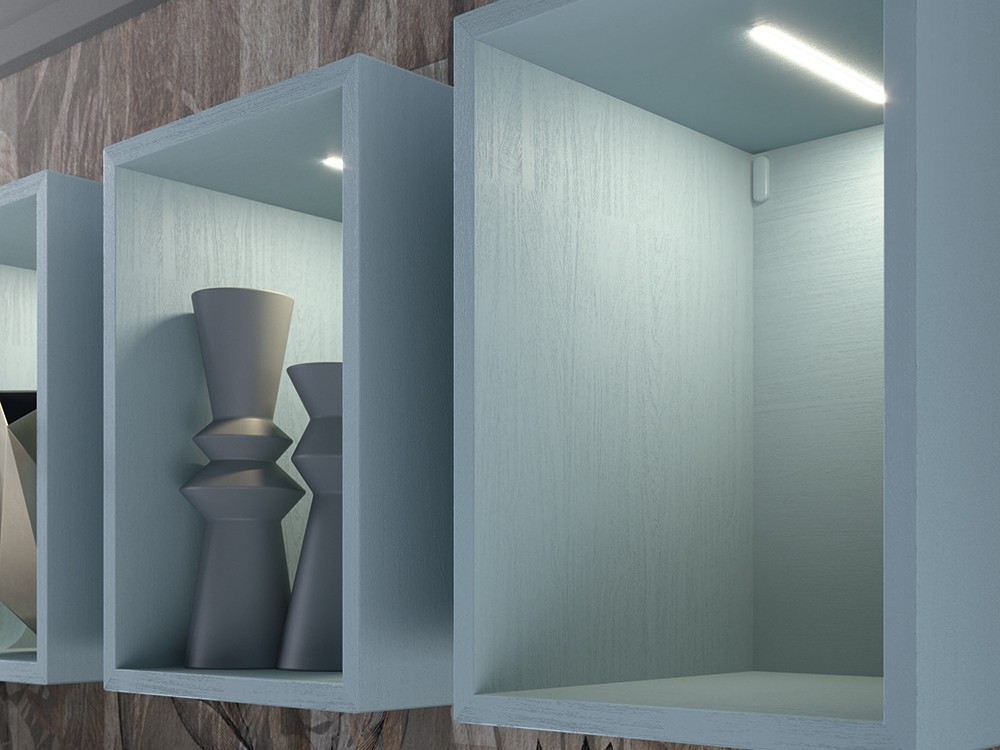 Composición para salón con mueble suspendido Point of View 26 Devina Nais - 3