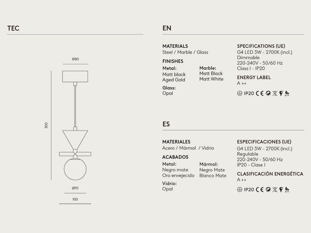 Lámpara de techo Oneta Aromas del Campo - 6