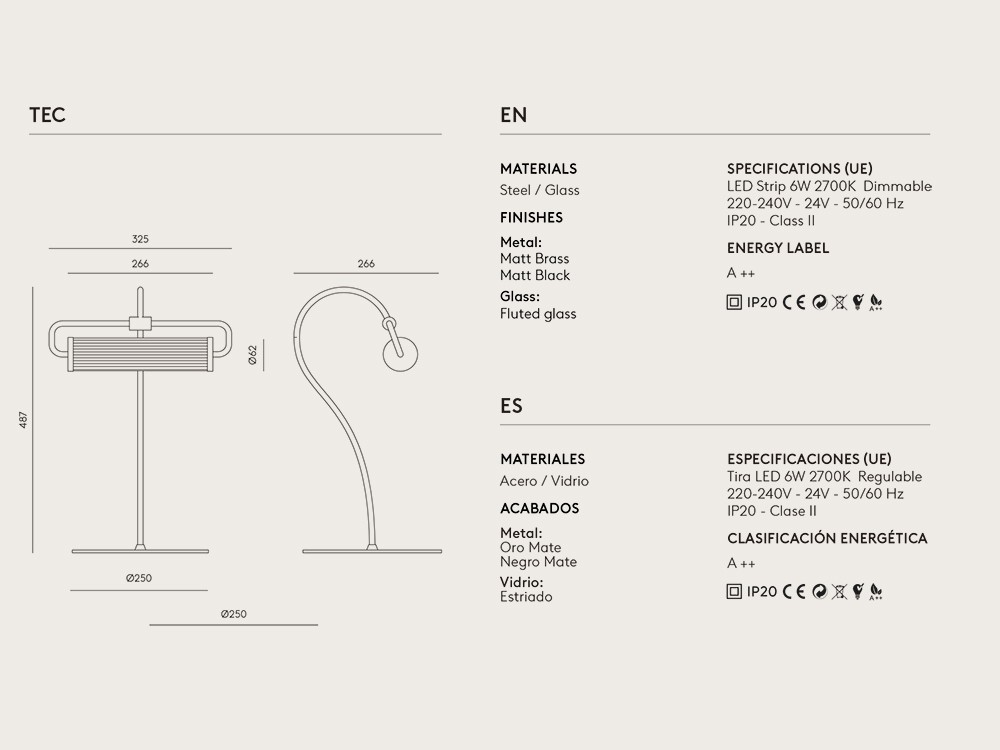 Lámpara de sobremesa Ison Aromas del Campo - 3