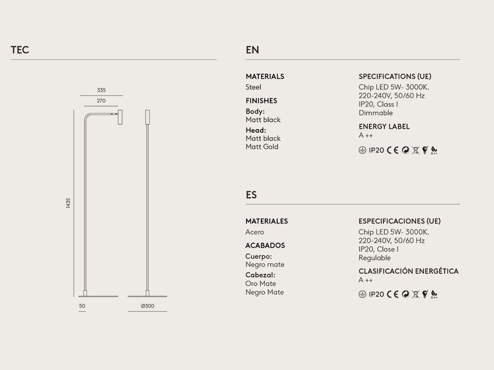 Lámpara de pie Maho Aromas del Campo - 3