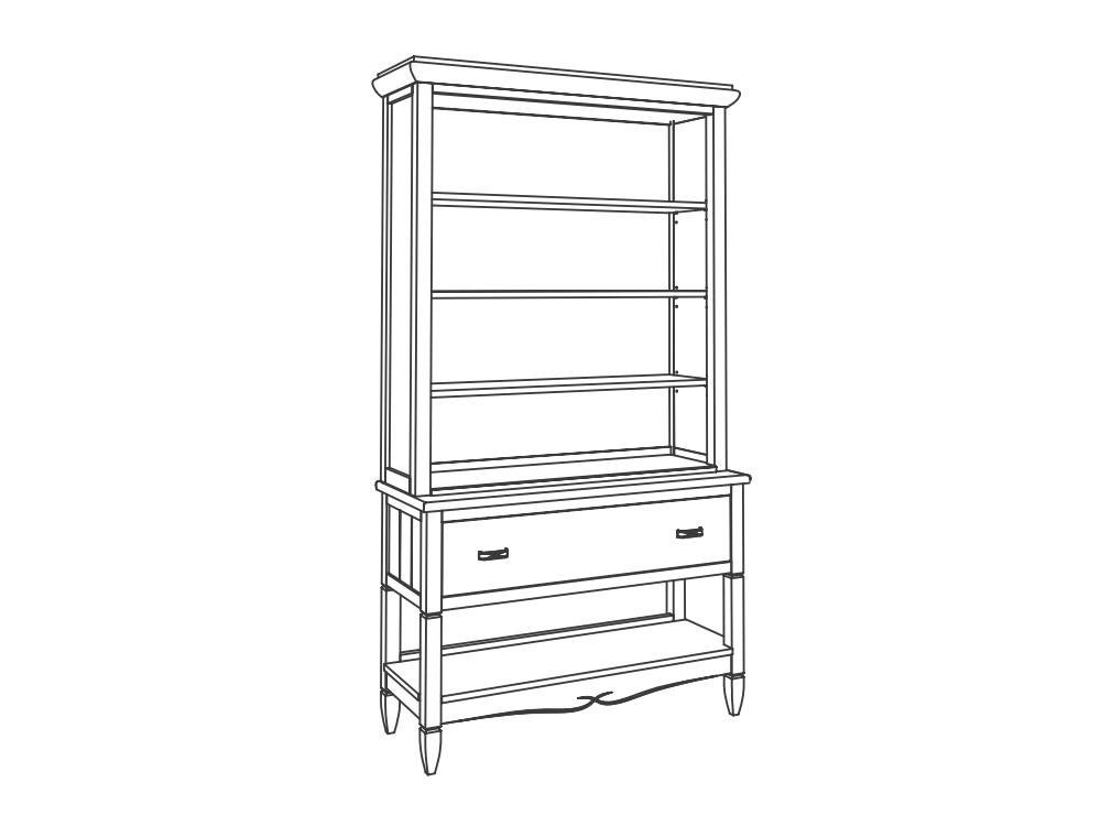 Librero Amberes Grupo Seys - 3