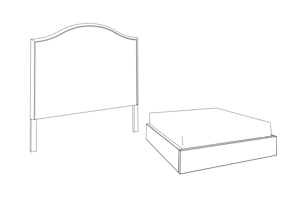 Cabecero tapizado Bristol de estilo clásico Grupo Seys - 6