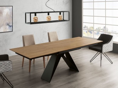 Mesa Anas extensible en madera de Indesan - 3