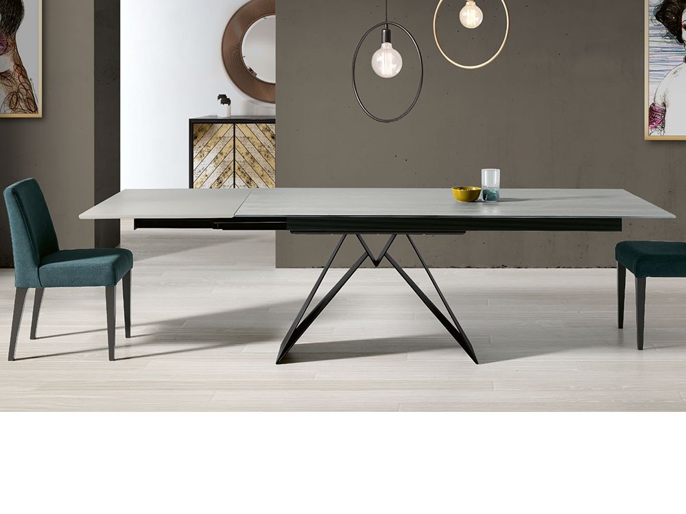 Mesa de comedor extensible Anas porcelánico Indesan - 3