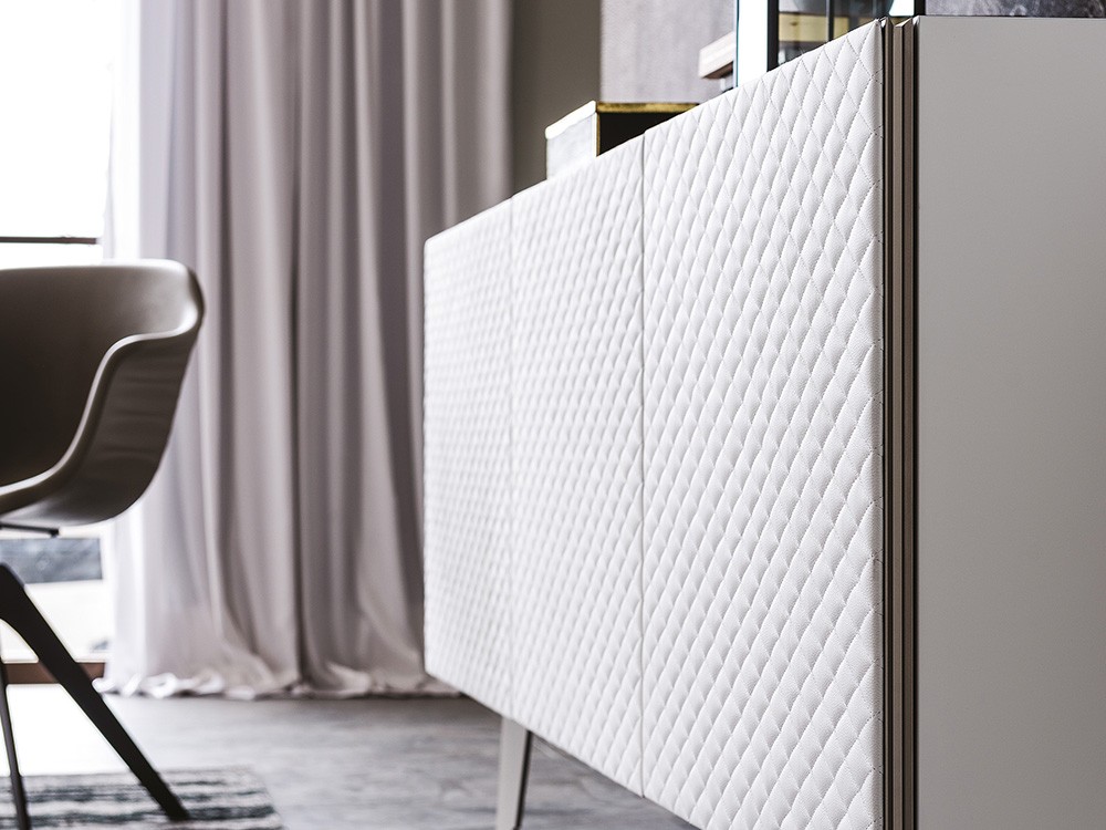 Aparador Absolut con puertas revestidas en ecopiel Cattelan Italia - 9