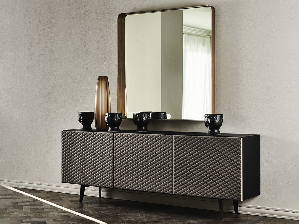 Aparador Absolut con puertas revestidas en ecopiel Cattelan Italia - 4